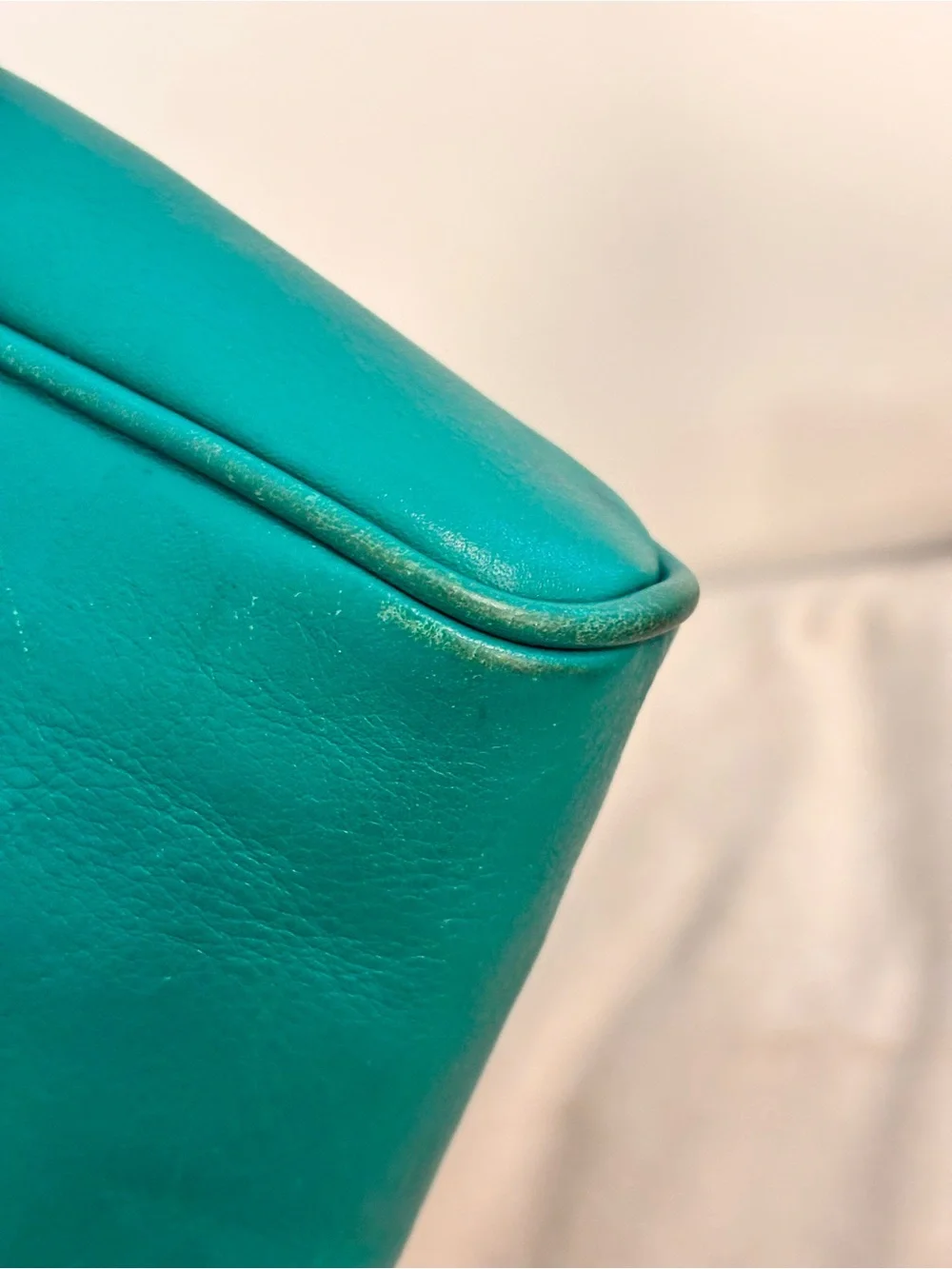 Coach Green Leather Wristlet Clutch - Picture 9 of 15